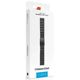 Řemínek na hodinky - Fixed Titanový řemínek pro Garmin QuickFit 22mm, black - 8
