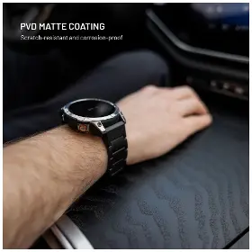 Řemínek na hodinky - Fixed Titanový řemínek pro Samsung Galaxy Watch Ultra Černý - 7