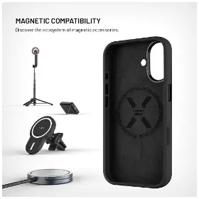 Kryt na mobil - Fixed MagFlow iPhone 17 Černý - 3