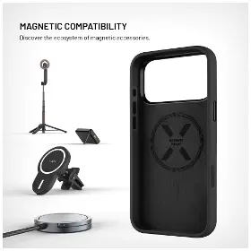 Kryt na mobil - Fixed MagFlow iPhone 17 Pro Max Černý - 3
