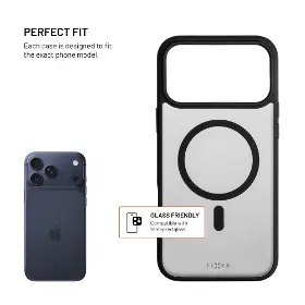 Kryt na mobil - Fixed MagMisty iPhone 17 Pro Max Černý - 2