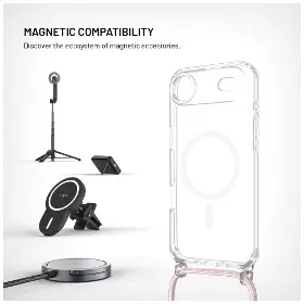 Kryt na mobil - Fixed MagPure Neck iPhone Air Růžová - 3