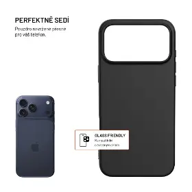 Kryt na mobil - Fixed Kryt ReStory iPhone 17 Pro Max Černý - 2
