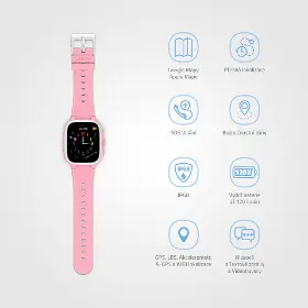 Dětské Smart hodinky - Lamax WatchY4 Play Pink - 2
