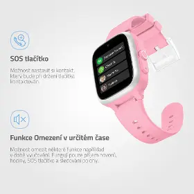 Dětské Smart hodinky - Lamax WatchY4 Play Pink - 7