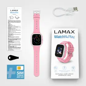 Dětské Smart hodinky - Lamax WatchY4 Play Pink - 8