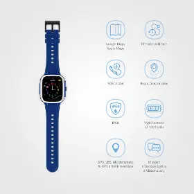 Dětské Smart hodinky - Lamax WatchY4 Play Blue - 2