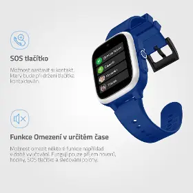 Dětské Smart hodinky - Lamax WatchY4 Play Blue - 7