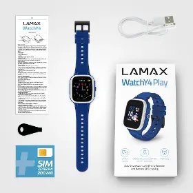 Dětské Smart hodinky - Lamax WatchY4 Play Blue - 8