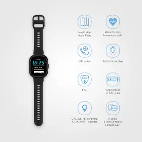 Dětské Smart hodinky - Lamax WatchY4 Plus Black - 2