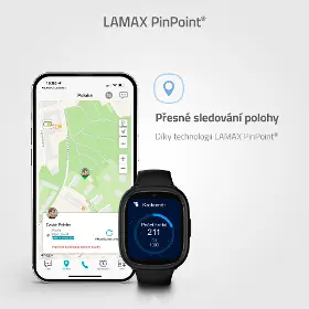 Dětské Smart hodinky - Lamax WatchY4 Plus Black - 4