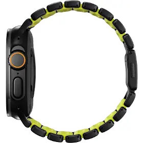 Řemínek na hodinky - Nomad Spartan Band Black Titanium Volt Apple Watch 45/46/49mm - 3