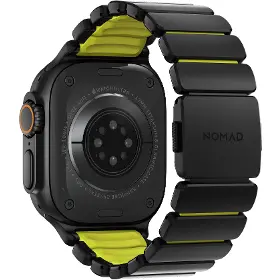 Řemínek na hodinky - Nomad Spartan Band Black Titanium Volt Apple Watch 45/46/49mm - 4