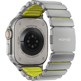 Řemínek na hodinky - Nomad Spartan Band Natural Titanium Volt Apple Watch 45/46/49mm - 4
