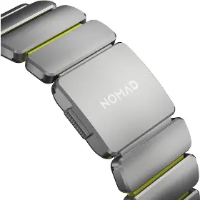 Řemínek na hodinky - Nomad Spartan Band Natural Titanium Volt Apple Watch 45/46/49mm - 5