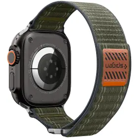 Řemínek na hodinky - Spigen Fabric Band Green Apple Watch 49/46/45/44mm - 6