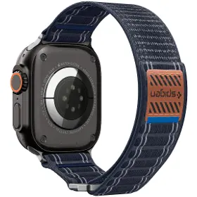 Řemínek na hodinky - Spigen Fabric Band Navy Apple Watch 49/46/45/44mm - 6