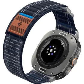 Řemínek na hodinky - Spigen Fabric Band Navy Samsung Galaxy Watch Ultra 47mm - 8