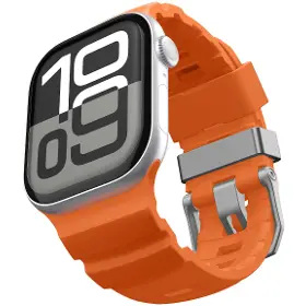 Řemínek na hodinky - Spigen Silicone Band Orange Apple Watch 49/46/45/44mm - 5