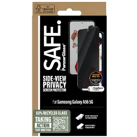 Ochranné sklo - PanzerGlass SAFE - Tvrdené sklo UWF Privacy pre Samsung Galaxy A56 5G, čierna - 3