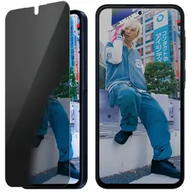 Ochranné sklo - PanzerGlass PanzerGlass - Tvrdené sklo UWF Privacy pre Samsung Galaxy A36 5G, číra - 1