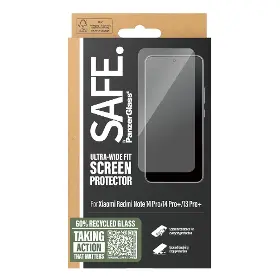 Ochranné sklo - PanzerGlass SAFE - Tvrdené sklo UWF pre Xiaomi Redmi Note 14 Pro/14 Pro+/13 Pro+, čierna - 2
