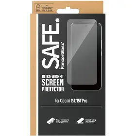 Ochranné sklo - PanzerGlass SAFE - Tvrdené sklo UWF pre Xiaomi 15T/15T Pro, čierna - 3