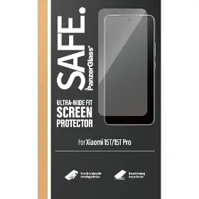 Ochranné sklo - PanzerGlass SAFE - Tvrdené sklo UWF pre Xiaomi 15T/15T Pro, čierna - 4