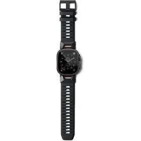 Řemínek na hodinky - Epico FKM Rubber Pro Apple Watch 42/44/45/46/49mm Black - 4