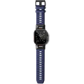 Řemínek na hodinky - Epico FKM Rubber Pro Apple Watch 42/44/45/46/49mm Blue - 4