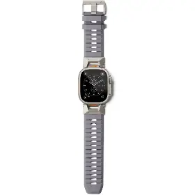 Řemínek na hodinky - Epico FKM Rubber Pro Apple Watch 42/44/45/46/49mm Gray - 4