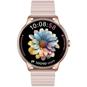 Smart hodinky - Armodd Slim se silikonovým řem.Rose gold - 1
