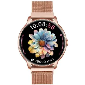 Smart hodinky - Armodd Slim s kovovým řemínkem Rose gold - 1