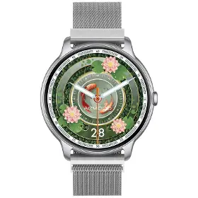 Smart hodinky - Armodd Slim s kovovým řemínkem Stříbrná - 1