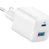 Anker 324 33W, 1xUSB-C, 1xUSB bílá