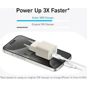 Nabíjačka - Anker 511 Nano 4 30W, USB-C bílá - 3
