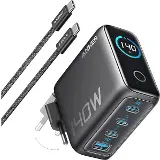 Anker 140W, 3xUSB-C, 1xUSB šedá