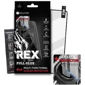 Ochranné sklo - Mobilnet REX FullGlue 6in1 pre Xiaomi REDMI Note 15 LTE - 1