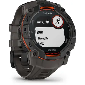 Smart hodinky - Garmin Instinct 3 50mm Solar Black/Charcoal band - 2