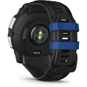 Smart hodinky - Garmin Instinct 3 50mm Solar Whitestone Black/Bolt Blue band - 7