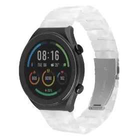 Řemínek na hodinky - Fixed Resin Strap Quick Release 20mm White - 1