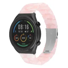 Řemínek na hodinky - Fixed Resin Strap Quick Release 20mm Pink - 1