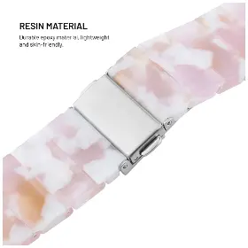 Řemínek na hodinky - Fixed Resin Strap Quick Release 22mm Pink - 3