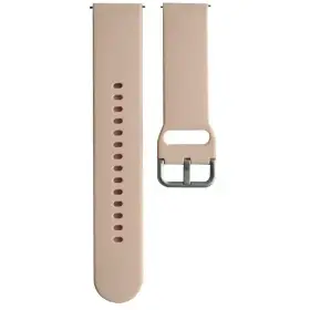 Řemínek na hodinky - Aligator Řemínek silikonový 22mm béžový - 1