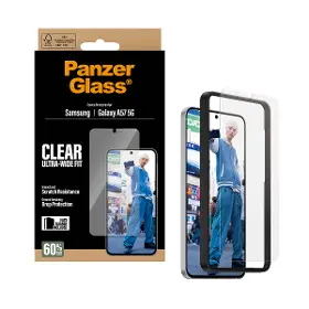 Ochranné sklo - PanzerGlass Tvrdené sklo UWF s aplikátorom Samsung Galaxy A57 číra - 5