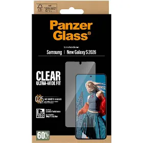Ochranné sklo - PanzerGlass Tvrdené sklo UWF s aplikátorom pre Samsung Galaxy S26, číra - 1