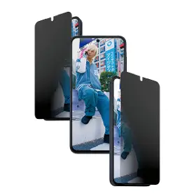 Ochranné sklo - PanzerGlass Tvrdené sklo UWF Privacy s aplikátorom pre Samsung Galaxy A37, číra - 3