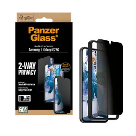 Ochranné sklo - PanzerGlass Tvrdené sklo UWF Privacy s aplikátorom pre Samsung Galaxy A37, číra - 6