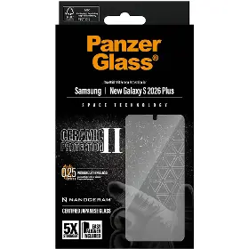 Ochranné sklo - PanzerGlass Tvrdené sklo UWF Ceramic s aplikátorom pre Samsung Galaxy S26+, číra - 1