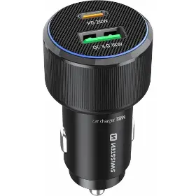 Nabíječka do auta - Swissten Adaptér USB-C PD + USB-A 38W - 1